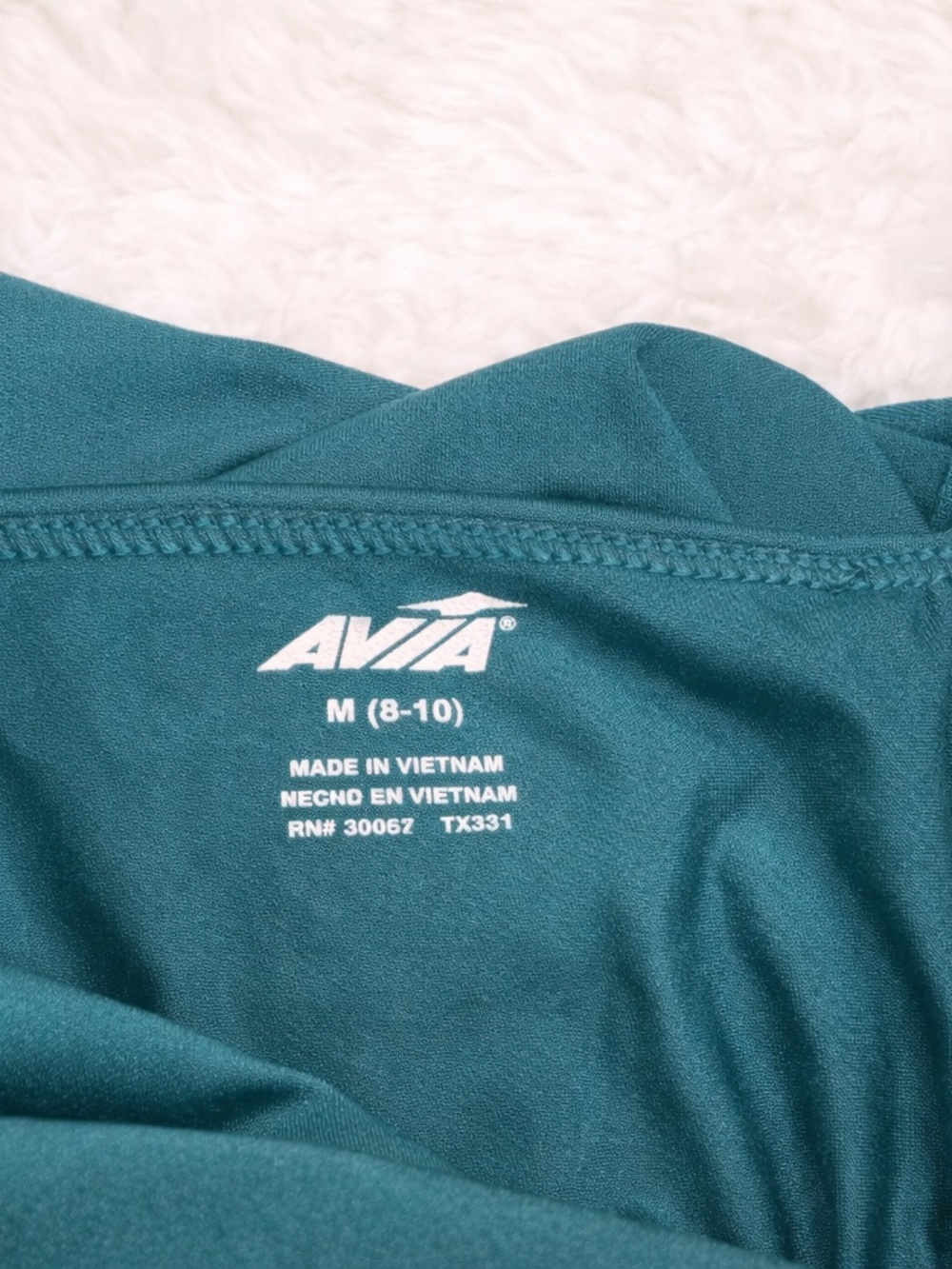 Avia One Shoulder Athletic Dress Green Activewear Tennis Dress Size Medium - Picture 3 of 3